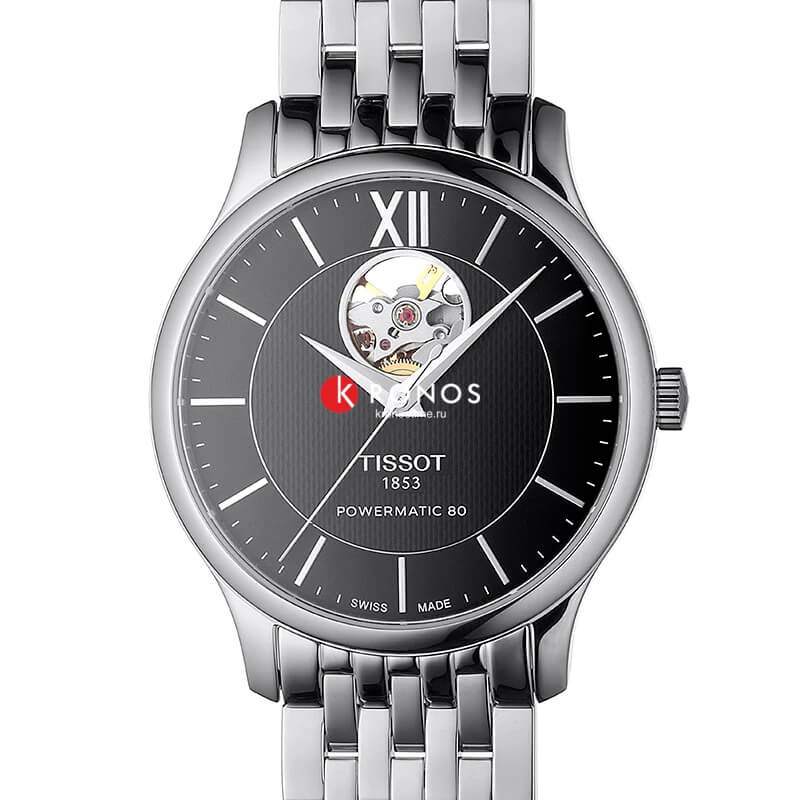 Фотография часов Tissot Tradition Powermatic 80 Open Heart T063.907.11.058.00